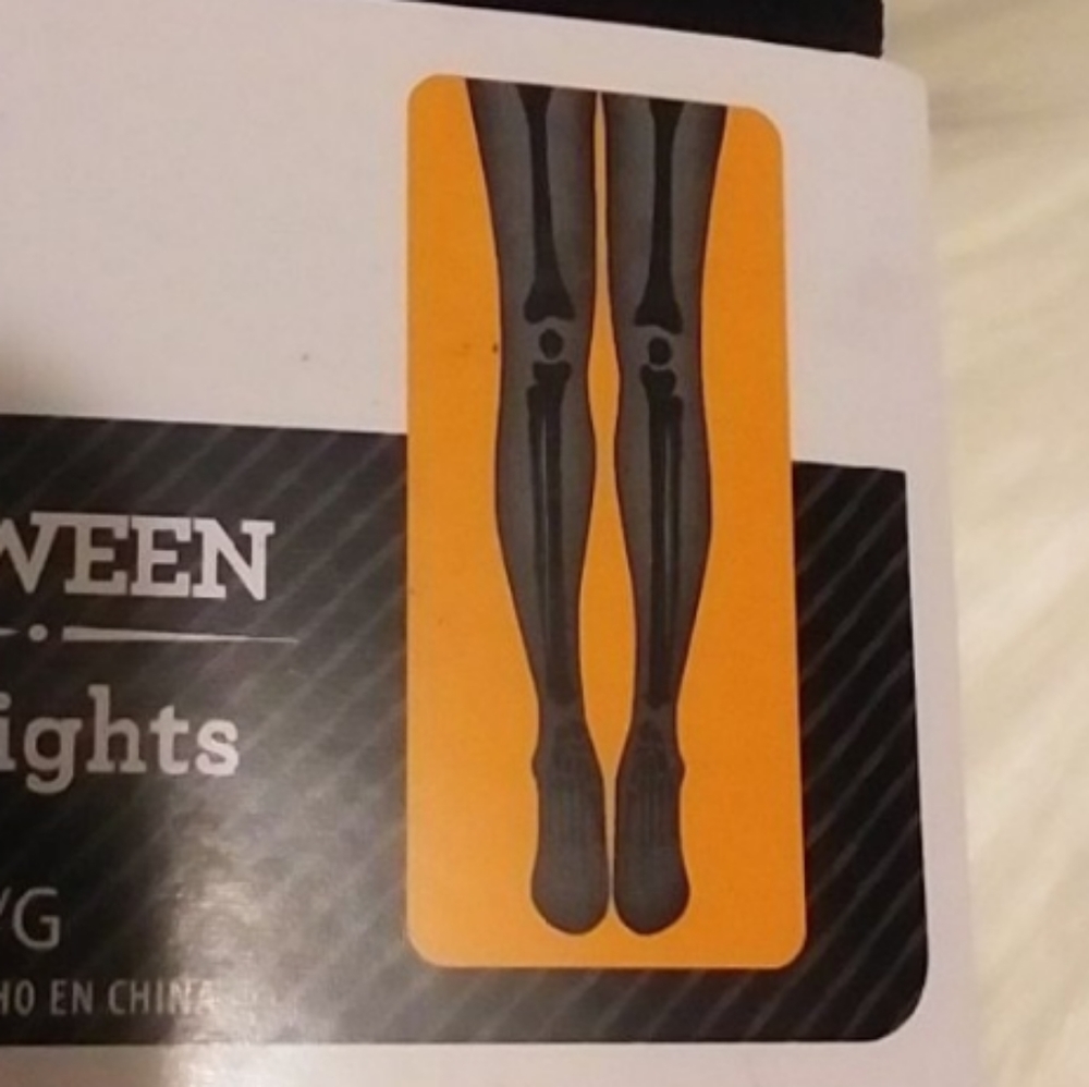 🆕💀 Black Skeleton Bones Tights
